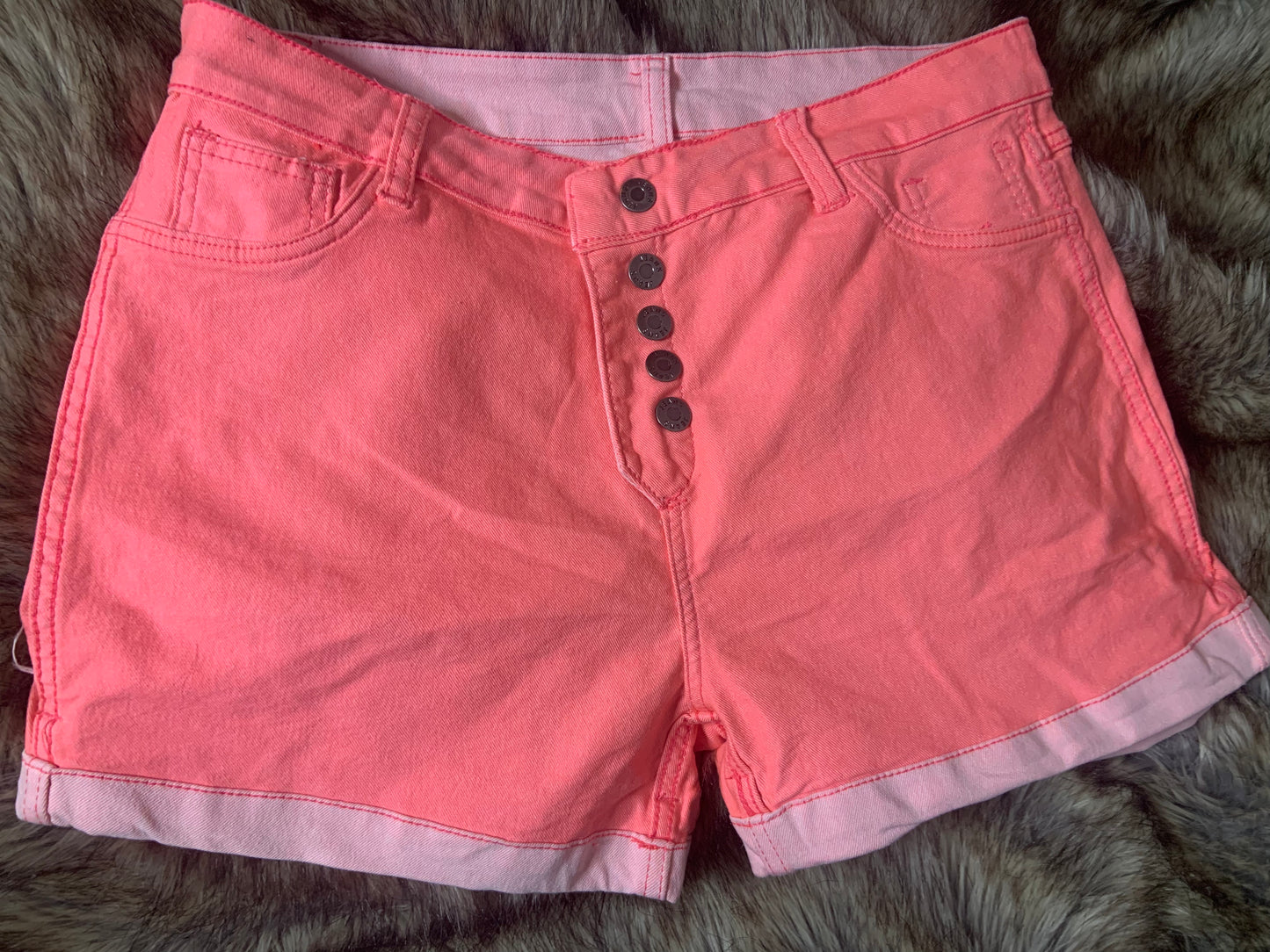 Pink reversible shorts