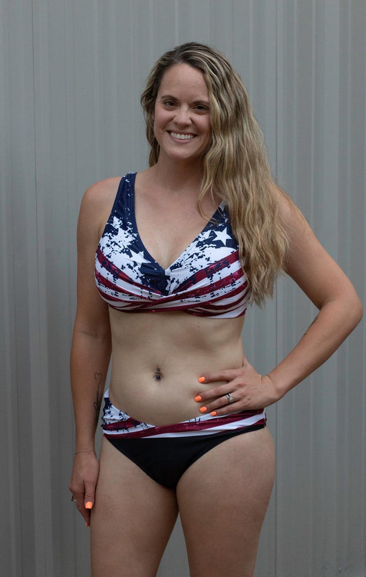 American flag bikini