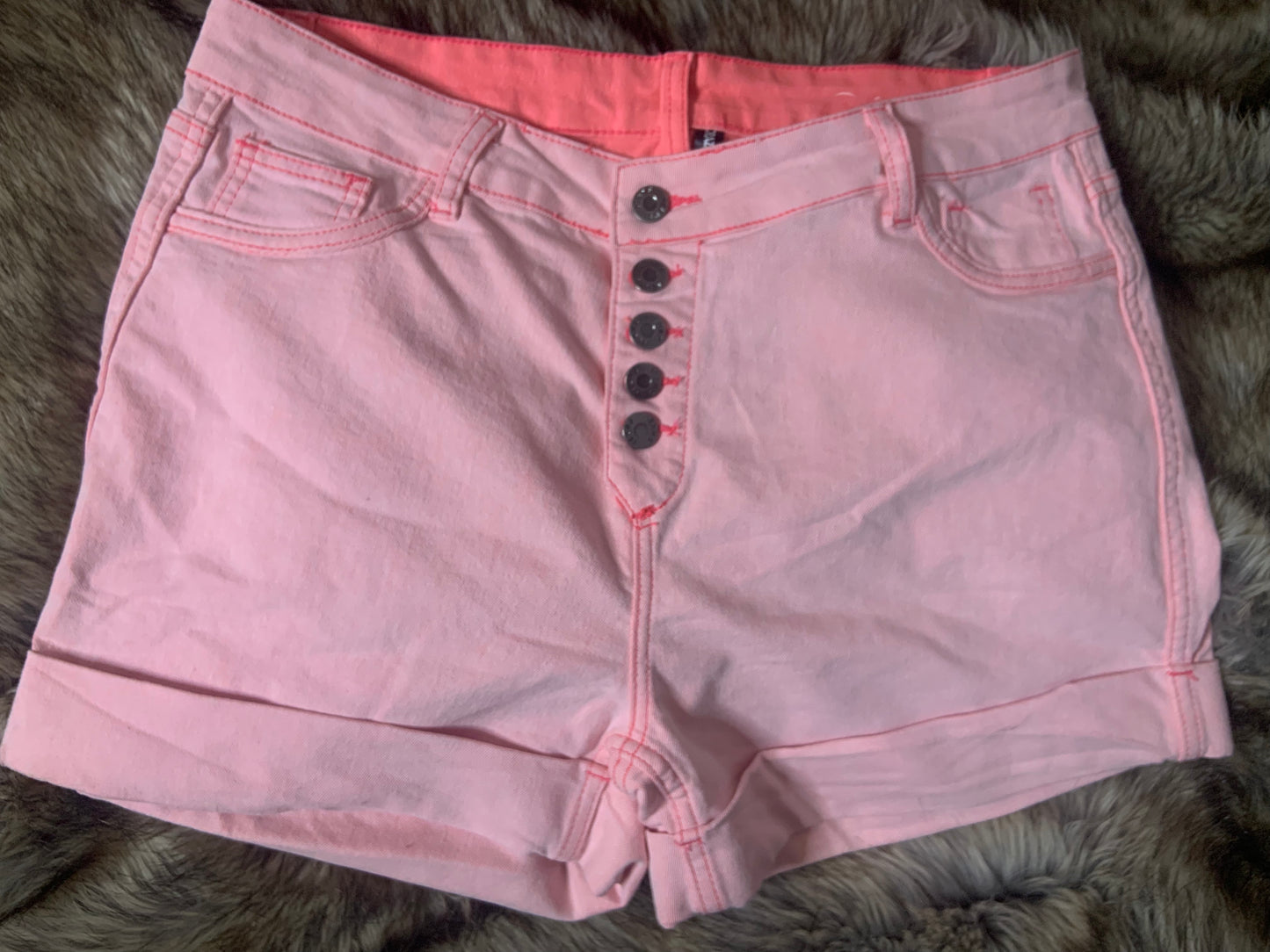 Pink reversible shorts