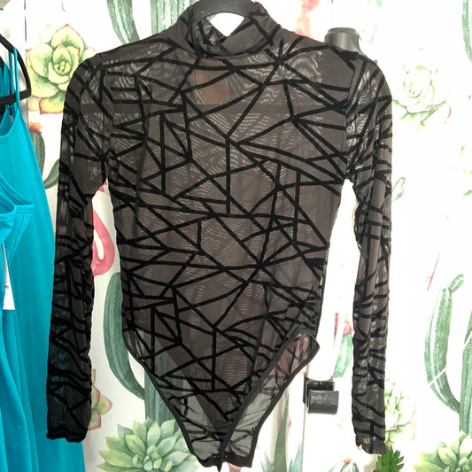 Geometric body suit